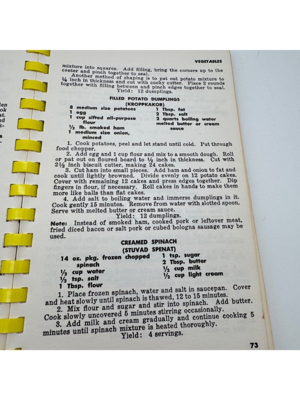 Vintage Swedish Recipes Cookbook American Daughters of Sweden 1971 - Picture 7 of 10